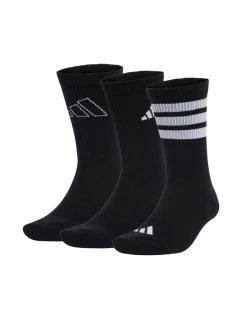 Adidas Logo 3 páry ponožek černé JI6315