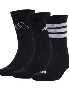 Adidas Logo 3 páry ponožek černé JI6315