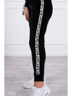 model 21753118 velurová sada černá - K-Fashion