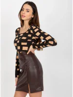 Dámská halenka LK BZ 509198.48P černá - FPrice Dámská halenka LK BZ 509198.48P černá - FPrice