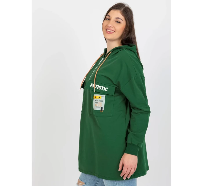 Mikina RV BL 8258.34 tmavě zelená