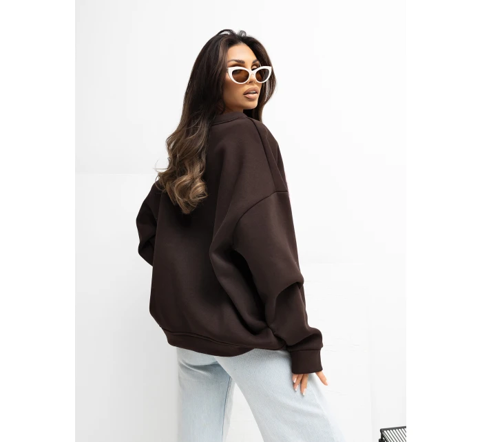 Bluza RV BL model 21777659 ciemny brązowy - FPrice