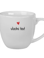 Vlastní text na keramický hrnek 400 ml
