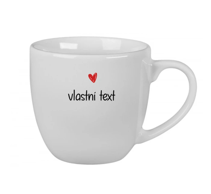 Vlastní text na keramický hrnek 400 ml 