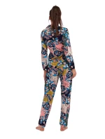 Dámské pyžamo 175/099 tm. modré s motýly - Karol