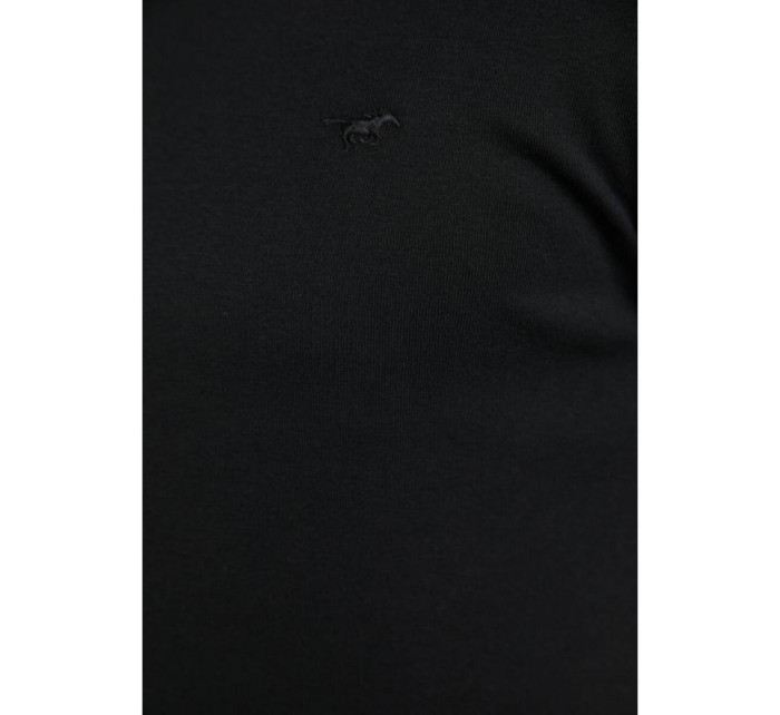 Pánské tričko Aaron V Basic M 1008814 4142 Černá - Mustang