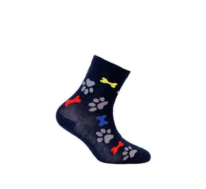 Skarpety  chłopięce wzorowane model 16127234 - Wola