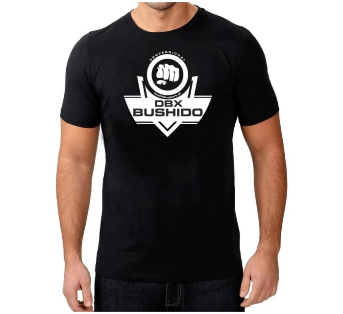 CLASSIC BRAND WHITE T-Shirt Cotton DBX BUSHIDO KT10-M pánské