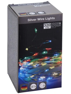 DRÁTĚNÉ SVĚTLO GIRLANDA 320 VEDL VÍCEBAREVNÝ