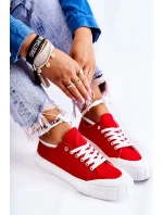 Dámské Tenisky na platformě Červené Comes Dámské Tenisky na platformě Červené Comes
