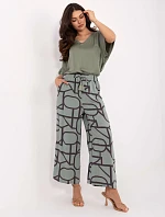 Kalhoty D73771M62237G pistácie