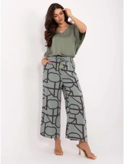 Kalhoty D73771M62237G pistácie