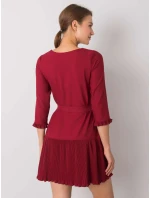 Šaty LK SK 507733.80P kaštanová