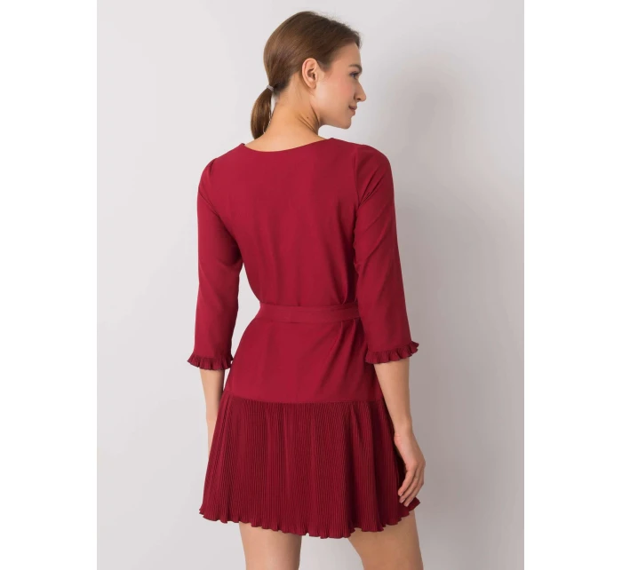 Šaty LK SK 507733.80P kaštanová