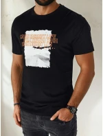 Pánské tričko s potiskem černé Dstreet model 21975051 - FashionStreet