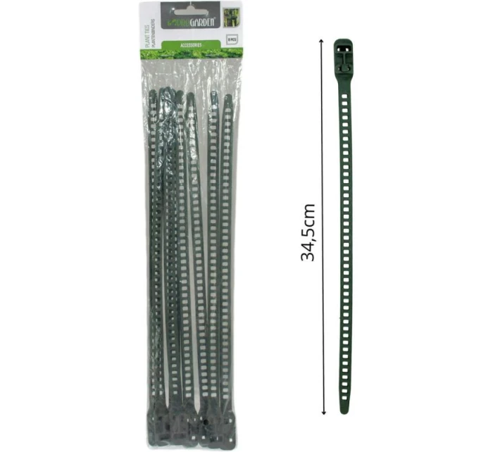 PŘÍSLUŠENSTVÍ PRO ROSTLINY ZAHRADNÍ KRAVATA 8KS PROGARDEN