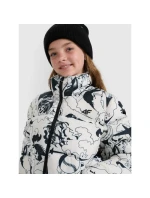 Dívčí péřová bunda se syntetickou výplní 4F 4FJRAW25TDJAF0748-11A