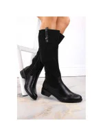 Jezzi W JEZ410A černé zateplené boty