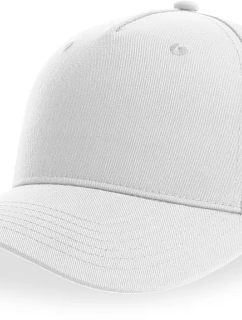 5 panelová baseballová kšiltovka white model 22479011 - Atlantis Headwear