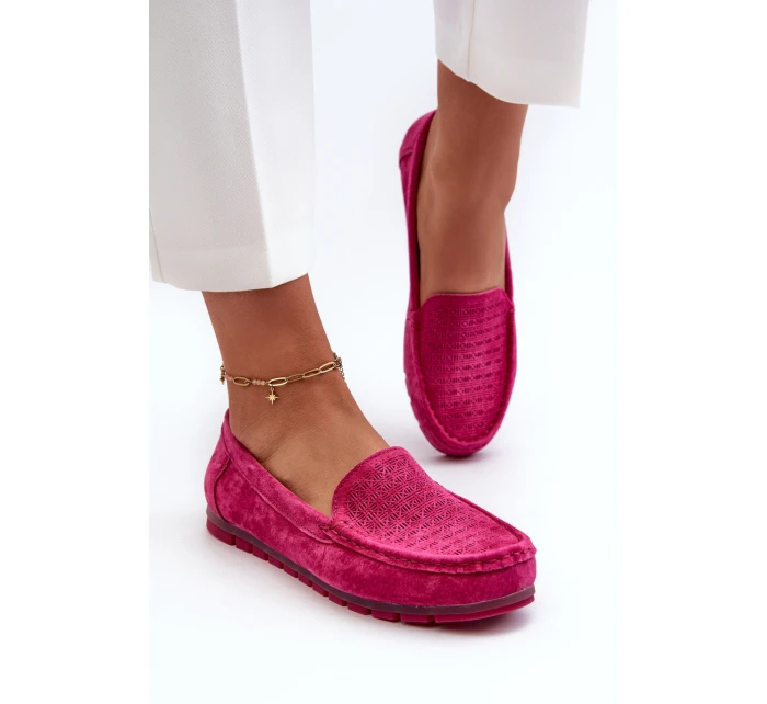 Dámské semišové mokasíny model 21659556 - S.Barski Dámské semišové mokasíny model 21659556 - S.Barski