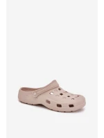 Dámské Pěnové Pantofle Béžové model 21698082 - Boto Dámské Pěnové Pantofle Béžové model 21698082 - Boto