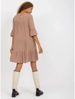 Šaty D73761M30214A3 tmavě lila