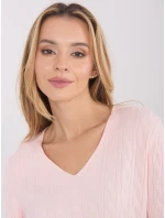 Sweter PM SW B model 21821376 jasny różowy - FPrice