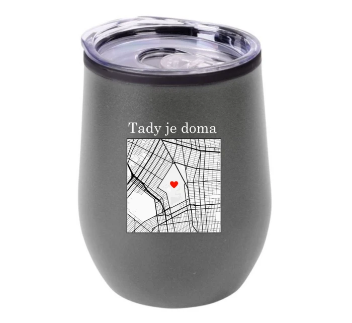 Personalizovaný termohrnek "bowl" s mapou Personalizovaný termohrnek "bowl" s mapou