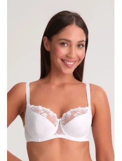 POLOMĚKKÁ PODPRSENKA PARIS model 21167686 BÍLÁ - Gaia