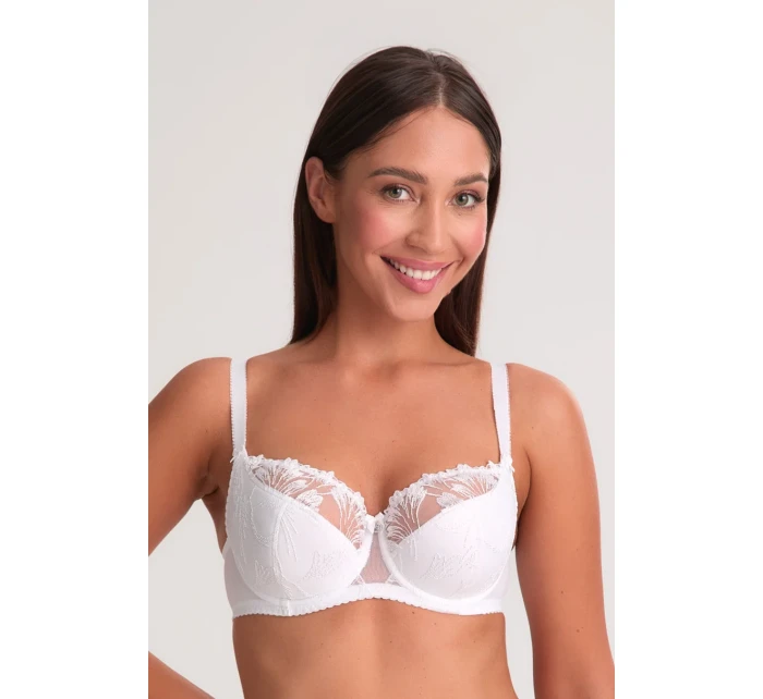 POLOMĚKKÁ PODPRSENKA PARIS model 21167686 BÍLÁ - Gaia