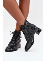 Boty na podpatku  model 218722 Step in style