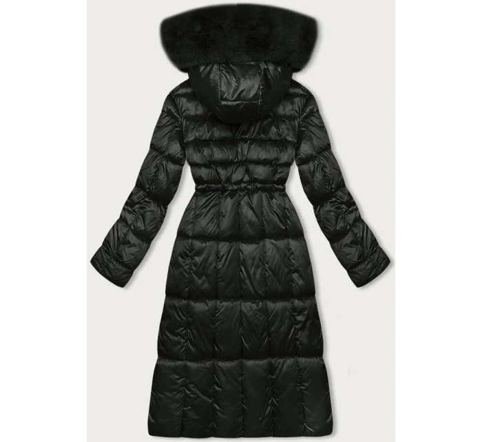 Vypasovaná dámská zimní bunda v army barvě S'west (B8207-B8282-11)