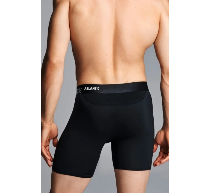 Pánské boxerky model 21308710 Leg long black - Atlantic