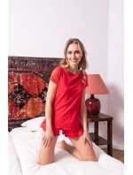 Dámské pyžamo Nicola red plus - ELDAR