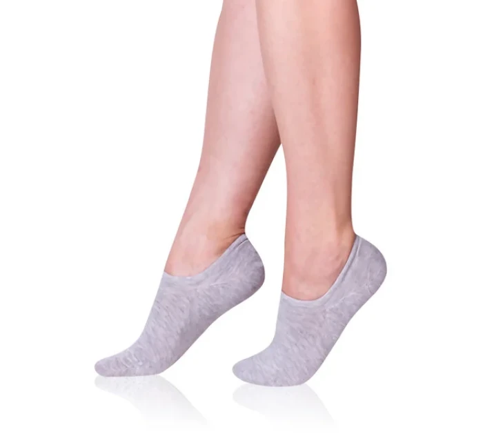 Dámské ponožky invisible BAMBUS SNEAKER SOCKS - BELLINDA - šedá