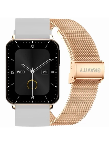 Chytré hodinky Gravity Rose Gold Grey 2 Stripes GT17-4 Chytré hodinky Gravity Rose Gold Grey 2 Stripes GT17-4