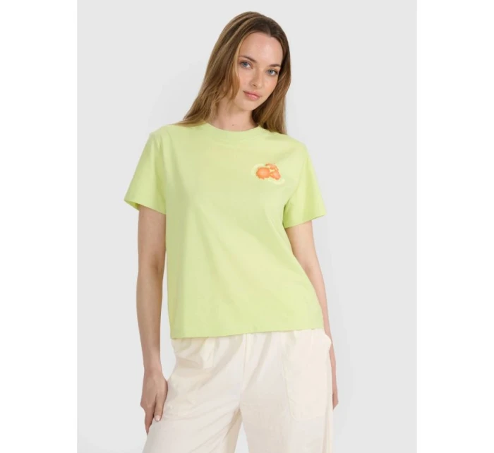 Dámské tričko oversize s potiskem model 21816652 - 4F Dámské tričko oversize s potiskem model 21816652 - 4F