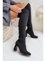 Kozačky Se Na Podpatku Černé model 21679786 - Boto Kozačky Se Na Podpatku Černé model 21679786 - Boto