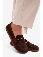 Kožené mokasíny Barefoot Z Zazoo 322 Čokoládové
