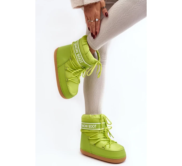 Dámské sněhule se zavazováním Olive Soia Dámské sněhule se zavazováním Olive Soia