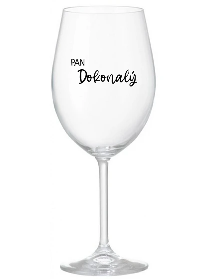 PAN DOKONALÝ - čirá sklenice na víno 350 ml PAN DOKONALÝ - čirá sklenice na víno 350 ml