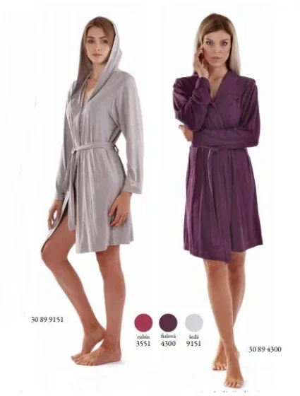 Dámský župan Angora 30 89 3551 rubínová - Vestis Dámský župan Angora 30 89 3551 rubínová - Vestis