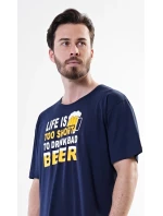 Pánská noční košile s krátkým rukávem Petr Pánská noční košile s krátkým rukávem Petr