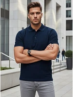 FashionStreet pánská tmavě modrá polokošile PX0553
