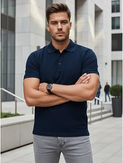 FashionStreet pánská tmavě modrá polokošile PX0553