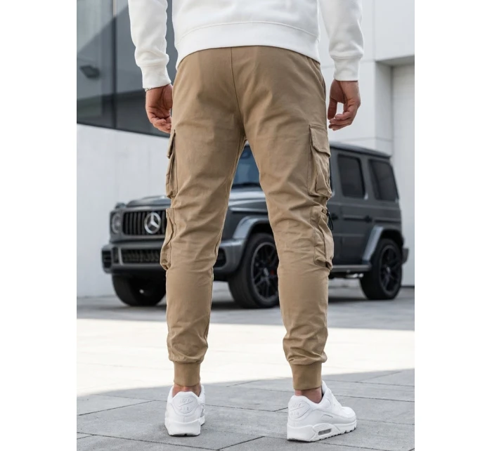 FashionStreet béžové pánské bojové kalhoty UX4166