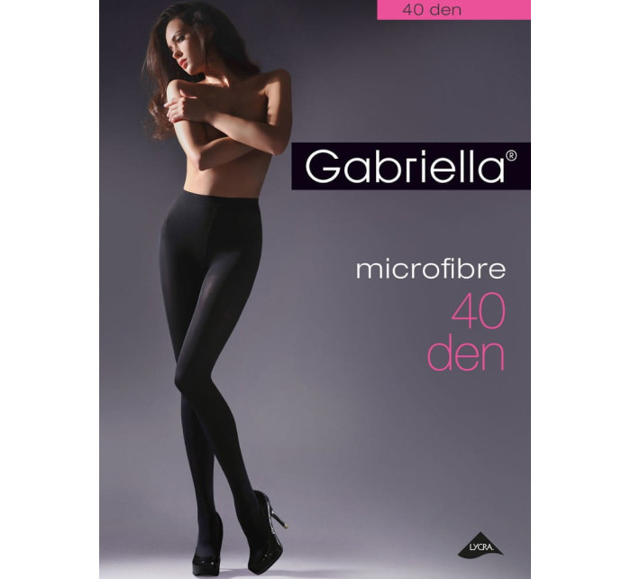 Dámské punčochové kalhoty Gabriella Microfibra 40 den 5-XL