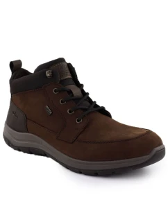 Pánské hnědé kožené nepromokavé boty Rieker 03630-22