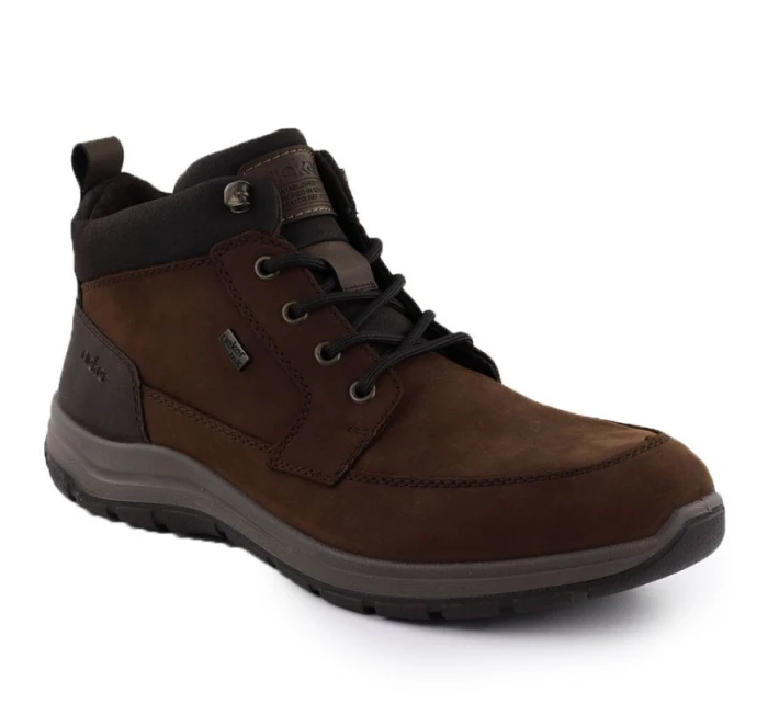 Pánské hnědé kožené nepromokavé boty Rieker 03630-22 Pánské hnědé kožené nepromokavé boty Rieker 03630-22