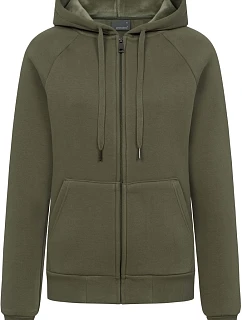 Dámská mikina s kapucí z těžké bavlny 40. dusty khaki model 22463496 - Promodoro